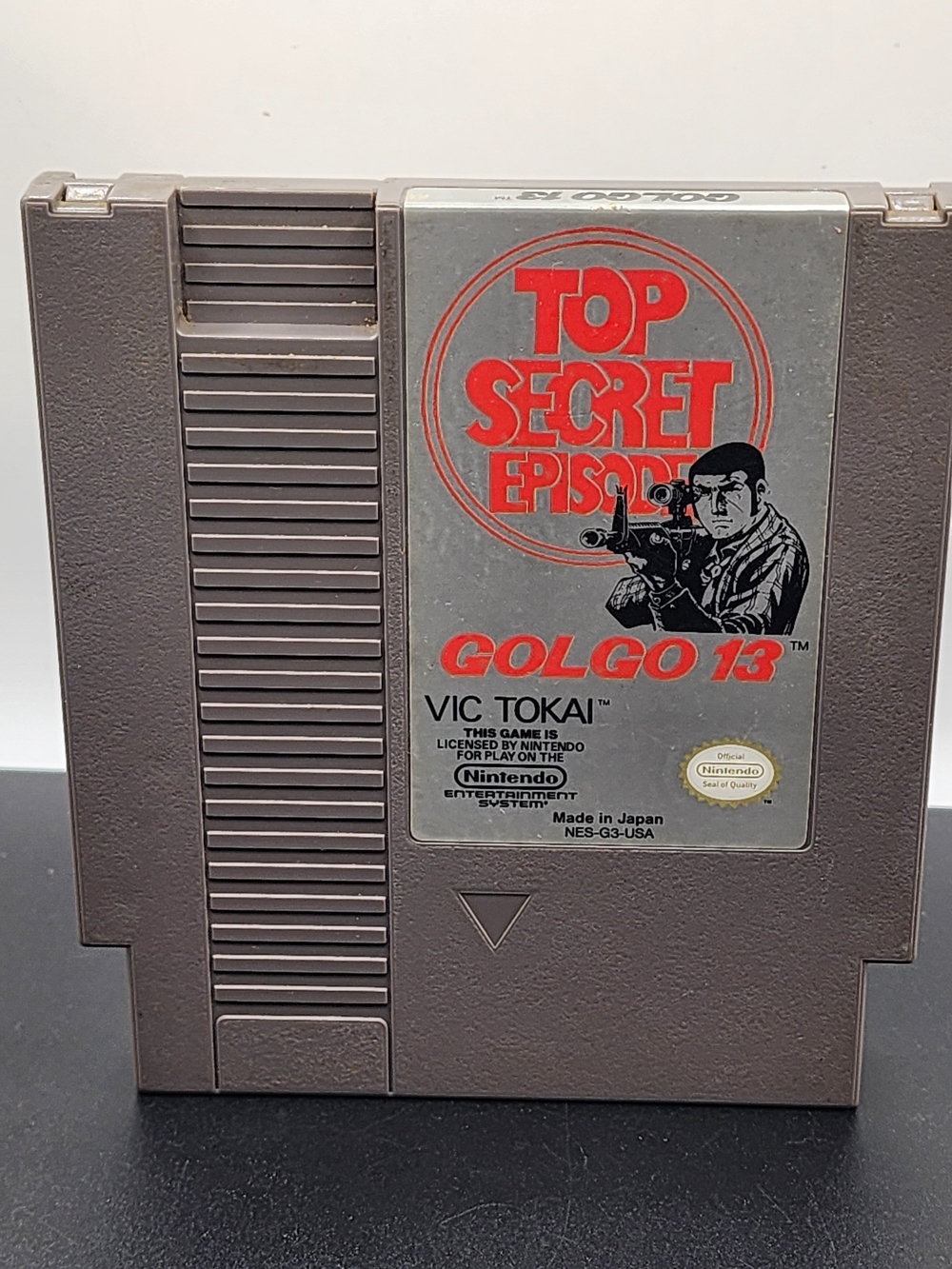 VINTAGE Golgo 13 Top Secret Episode NES Nintendo Game. Tested And Working